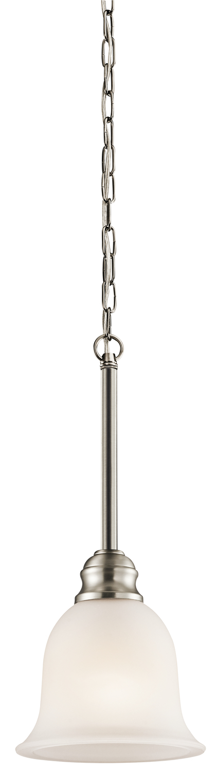 Tanglewood™ 6.25" 1 Light Mini Pendant Brushed Nickel