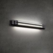  BWS78228-BK - Aberdeen 28in LED 3000K/3500K/4000K 120V Bath Vanity & Wall Light in Black