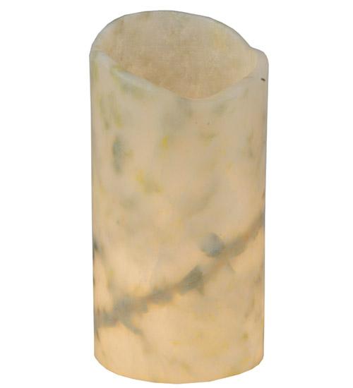 4"W Cylindre Light Green Jadestone Shade