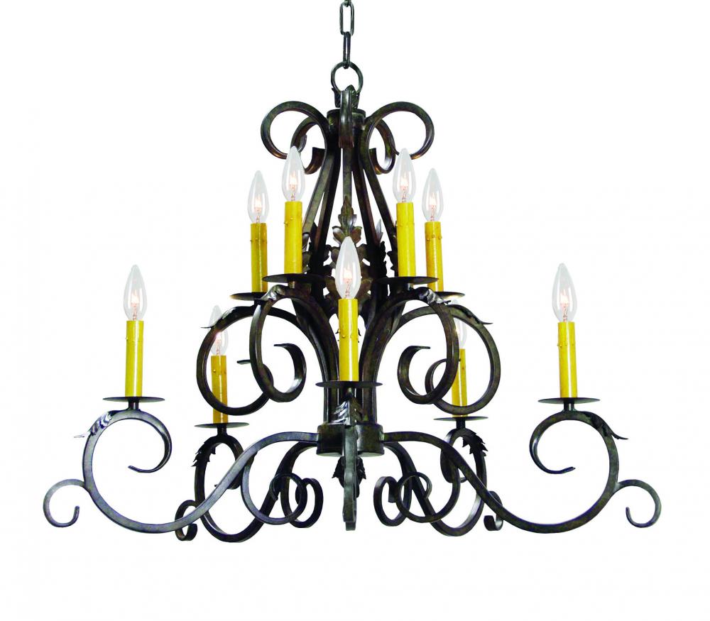 32" Wide Anassa 10 Light Chandelier