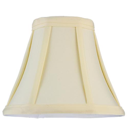 6"W X 5"H Trumpet Cream Fabric Shade