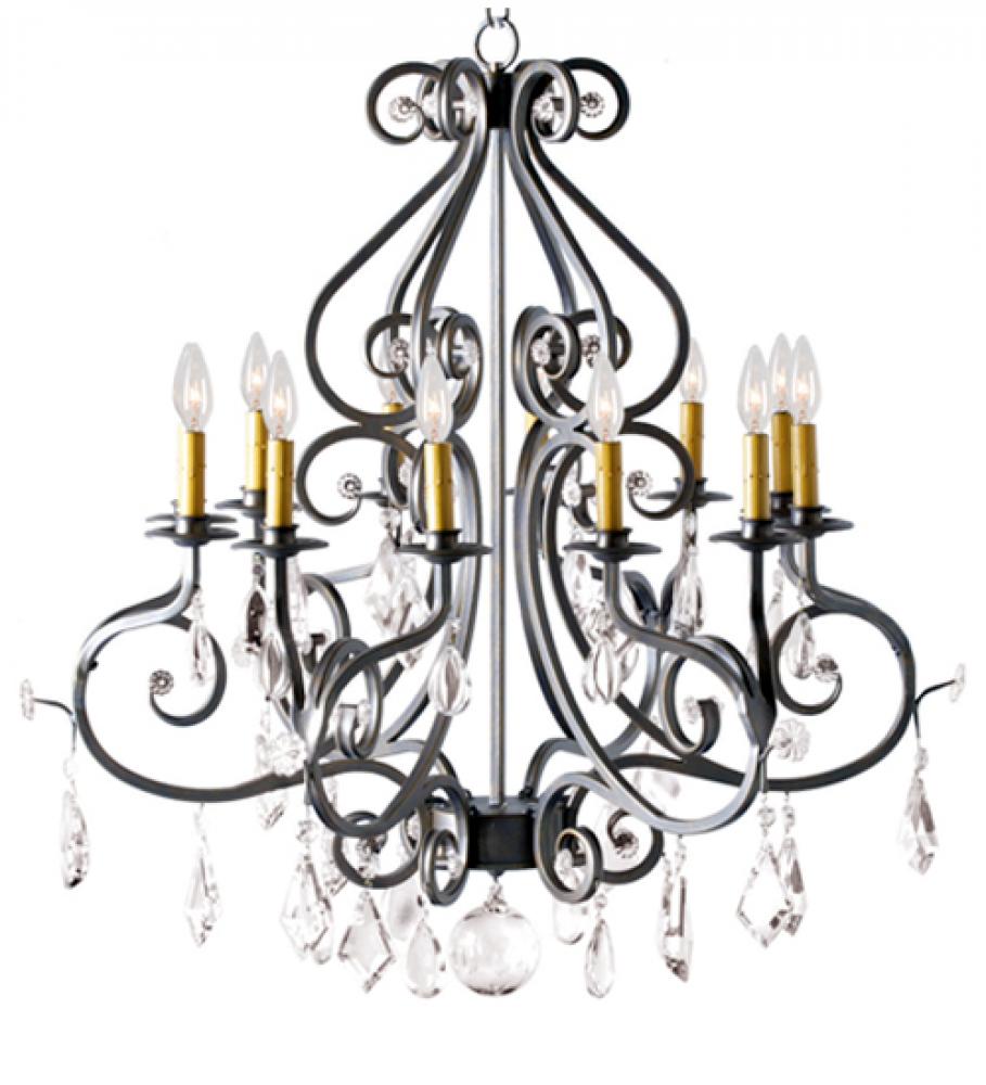 32" Wide Gia 12 Light Chandelier