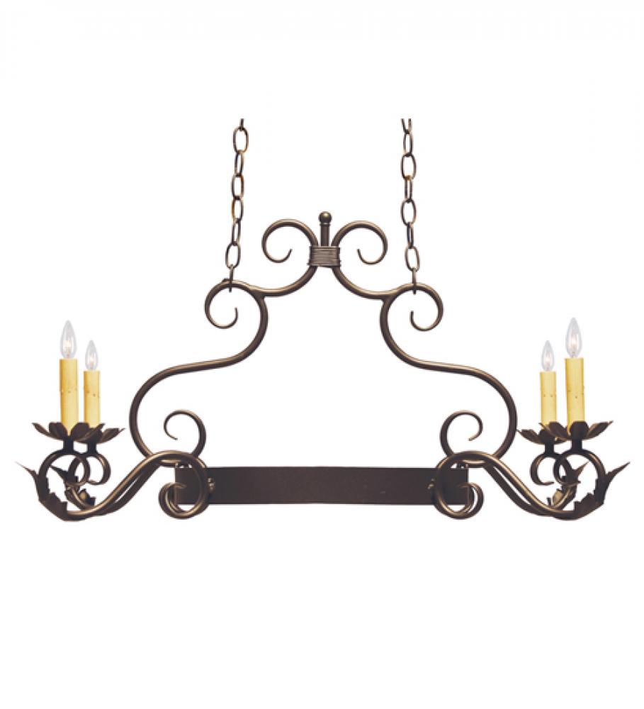 32" Long Eloise 4 Light Pot Rack