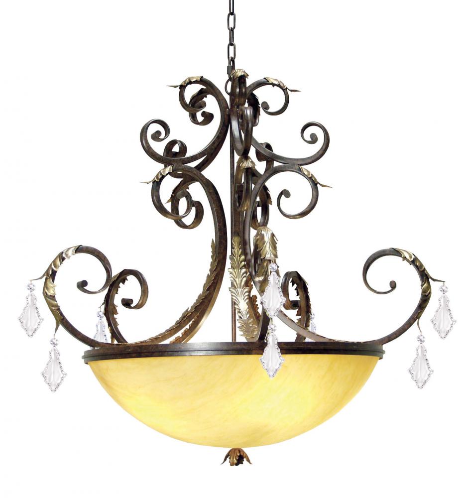 43" Wide Serratina Chandelier