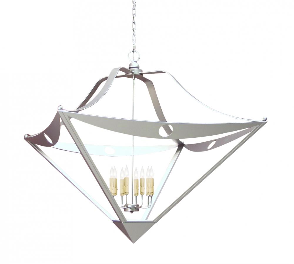 48" Wide Argus 8 Light Inverted Pendant