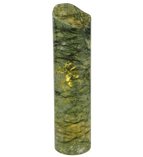 4"W Cylindre Green Jadestone Shade