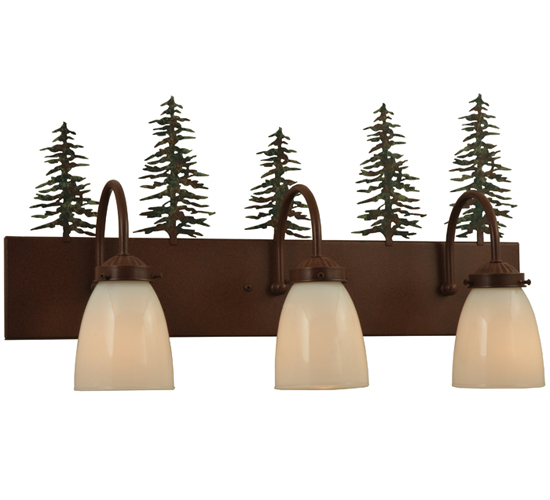 24" Wide Tall Pines 3 Light Vanity Light