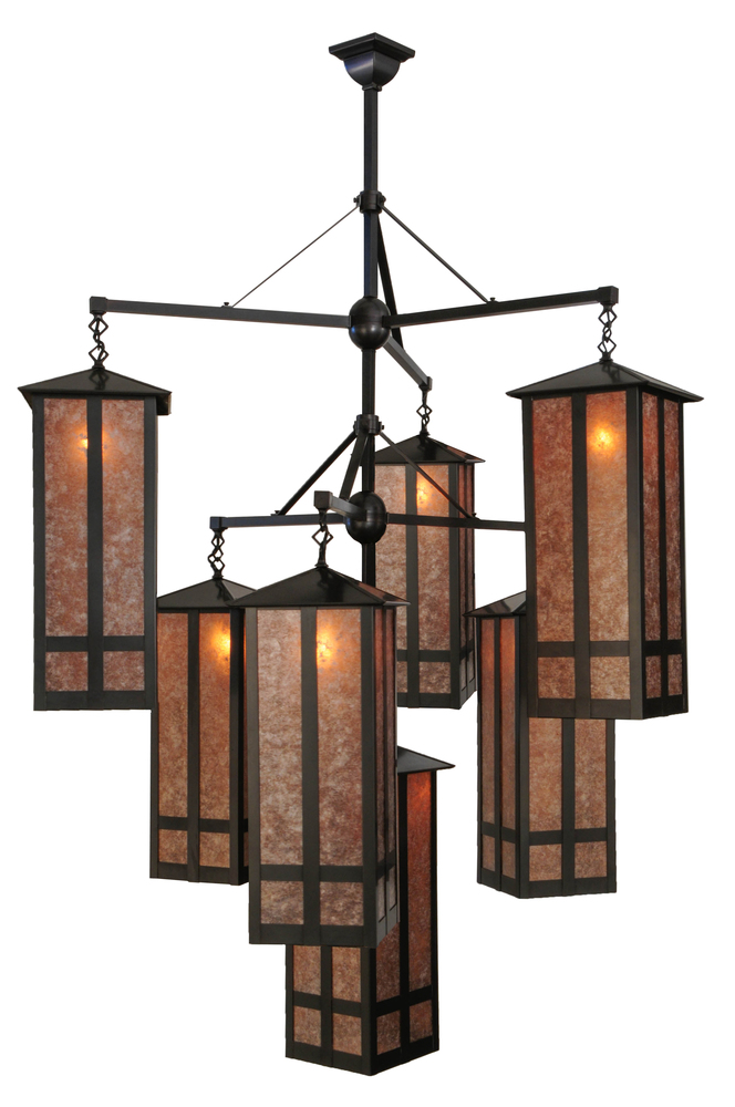 47"W Church Street 7 LT Chandelier