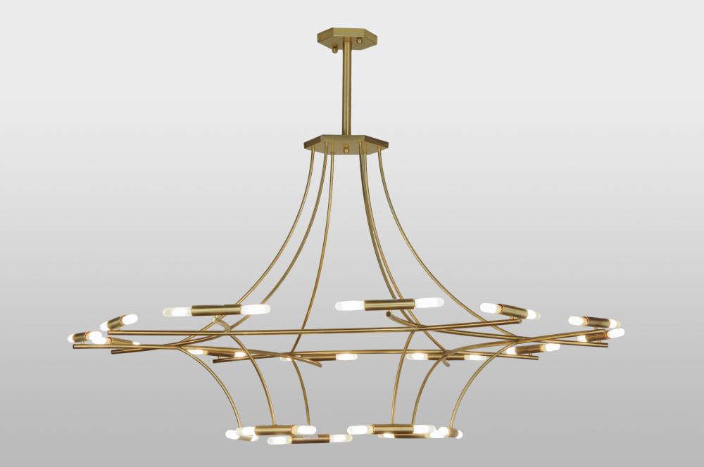 87"W ISON 36 LT Chandelier