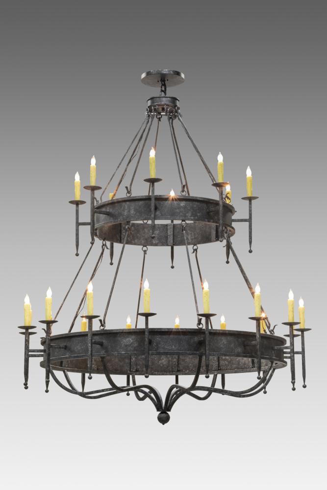 72" Wide Marta 24 Light Two Tier Chandelier