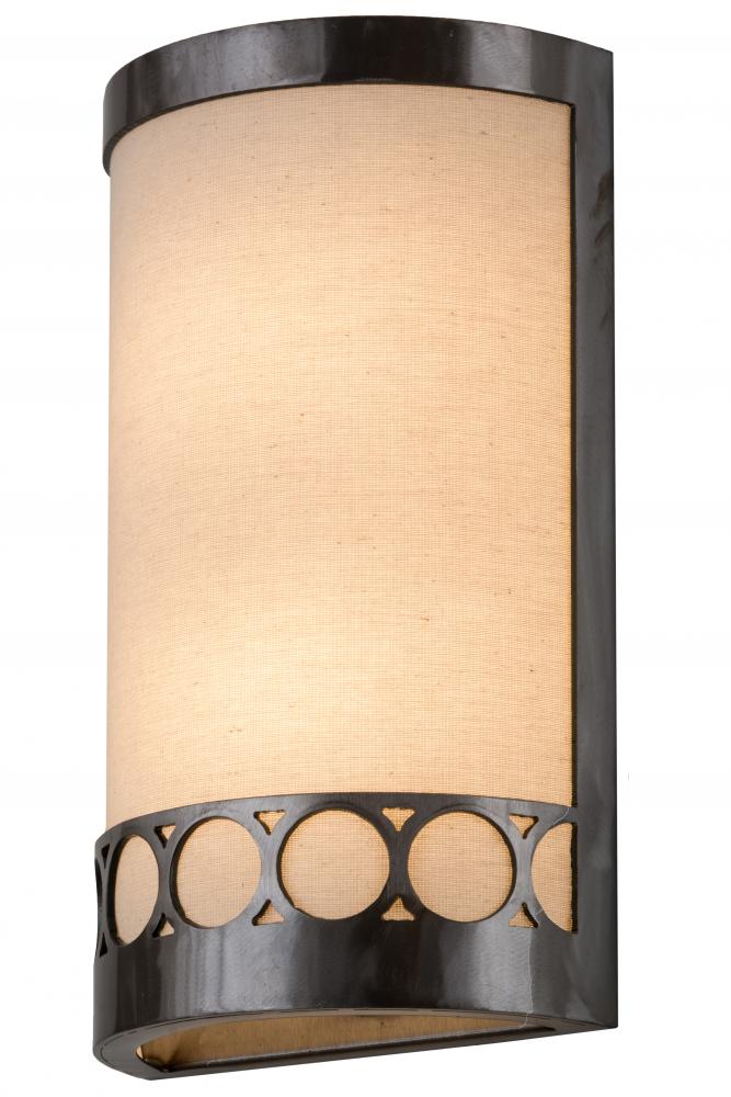 8"W Cilindro Circulo Wall Sconce