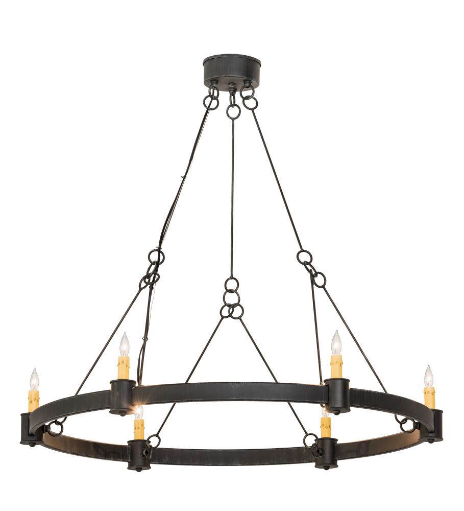 36"W Kenosha 6 LT Chandelier