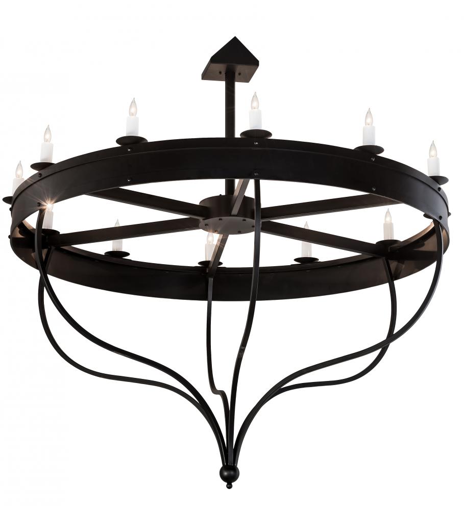 72" Wide Parnella 12 Light Chandelier