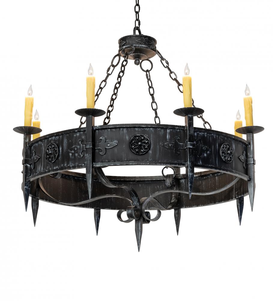 42" Wide Calandra 8 Light Chandelier