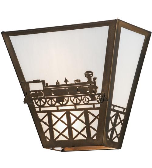 13"W Train Wall Sconce