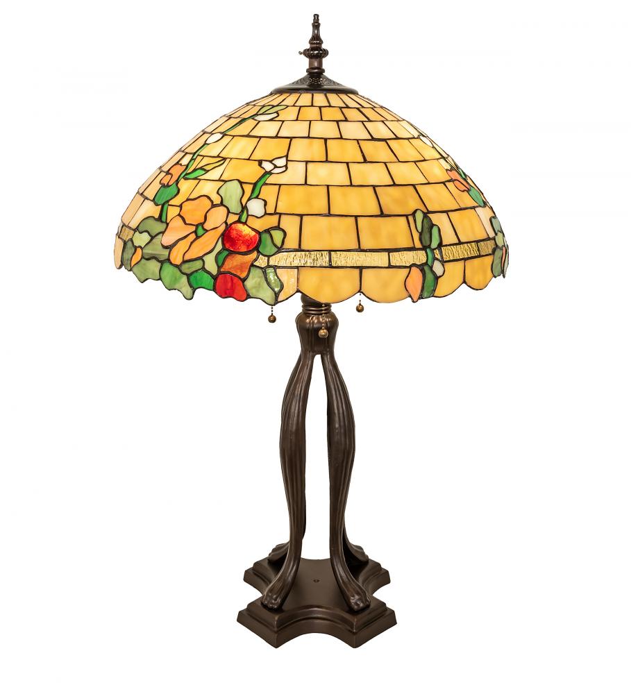 33" High Duffner & Kimberly Hollyhock Table Lamp