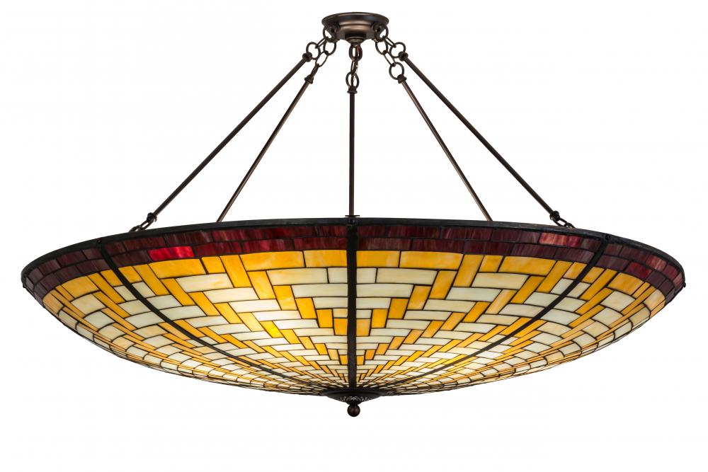 48"W Basket Weave Inverted Pendant