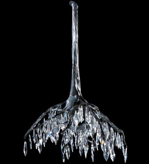 22"W Winter at Stillwater Chandelier