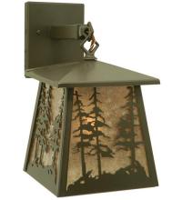 Meyda Green 106038 - 7"W Stillwater Tall Pines Hanging Wall Sconce