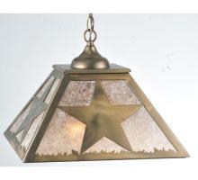 Meyda Green 109564 - 16" Square Texas Star Pendant