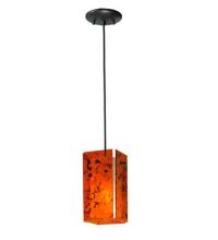 Meyda Green 111290 - 5"Sq Metro Magma Quadrato Mini Pendant