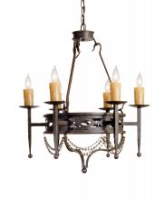 Meyda Green 115171 - 28" Wide Jasmine 6 Light Chandelier