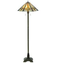 Meyda Green 118694 - 61"H Crosshairs Mission Floor Lamp