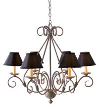 Meyda Green 118910 - 30" Wide Olivia 6 Light Chandelier