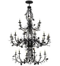 Meyda Green 119768 - 60"W Pinecone 24 LT Chandelier