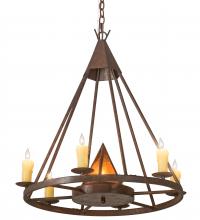  120281 - 30" Wide Desert Arrow Chandelier