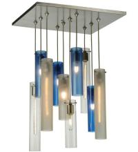 Meyda Green 135045 - 17"Sq Cilindro 10 LT Cascading Pendant