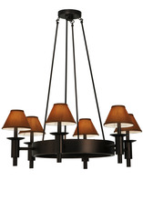  136453 - 36"W Calais 6 LT Chandelier