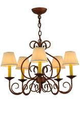  142077 - 26" Wide Jenna 5 Light Chandelier