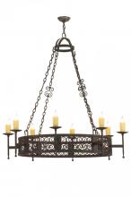 Meyda Green 149198 - 48"W Toscano 8 LT Chandelier