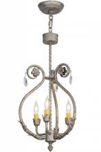 Meyda Green 151743 - 12"W Antonia 3 LT Chandelier