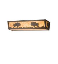 Meyda Green 15382 - 24"W Buffalo Vanity Light