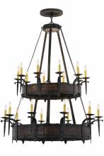  154400 - 48" Wide Costello 20 Light Two Tier Chandelier