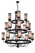  156557 - 60"W Nehring 20 LT Three Tier Chandelier