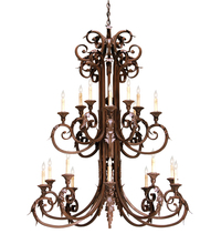  158718 - 48" Wide Serratina Chandelier