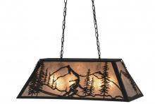 Meyda Green 158854 - 33" Long Alpine Oblong Pendant