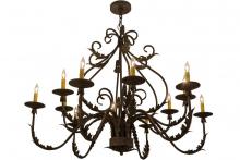  160180 - 48"W French Elegance 12 LT Chandelier