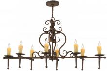  160713 - 48"L Monica 8 LT Oblong Chandelier