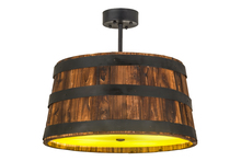  161073 - 25" Wide Whiskey Barrel Pendant