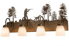  165087 - 29" Wide Quail Hunter W/Dog 4 Light Vanity Light