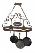 Meyda Green 166218 - 34"L Bon Appetit 2 LT Pot Rack