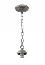  172423 - 5"W Nickel 1 LT Pendant Hardware