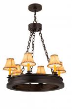  172656 - 28"W Sullivan Ranch 6 LT Chandelier