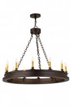  172679 - 36" Wide Sullivan Ranch 12 Light Chandelier