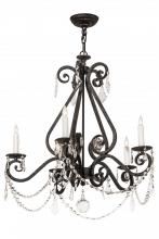  174349 - 26" Wide Adrianna 5 Light Chandelier