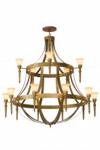  176602 - 72"W Pontoise 15 LT Chandelier